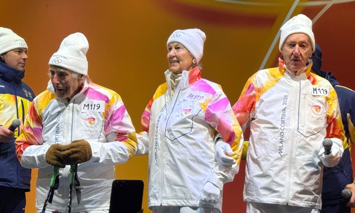 La Fiamma Olimpica torna a Cortina nel 70° anniversario dei Giochi Invernali 1956