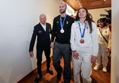 Casa Italia in Cortina: guests on 10 February