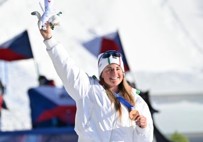 Infinite Michela Moioli: Italian bronze medallist in snowboard cross in Livigno