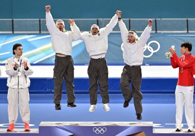 Speed skating: Ghiotto, Giovannini and Malfatti win the team pursuit 