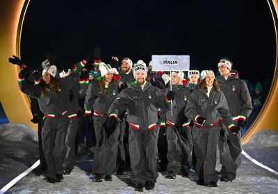 Predazzo: the opening ceremony