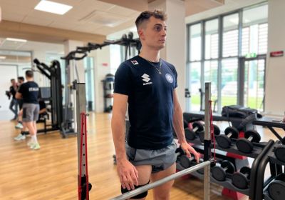 Short Track, functional tests at CONI Institute of Sports Medicine and Science