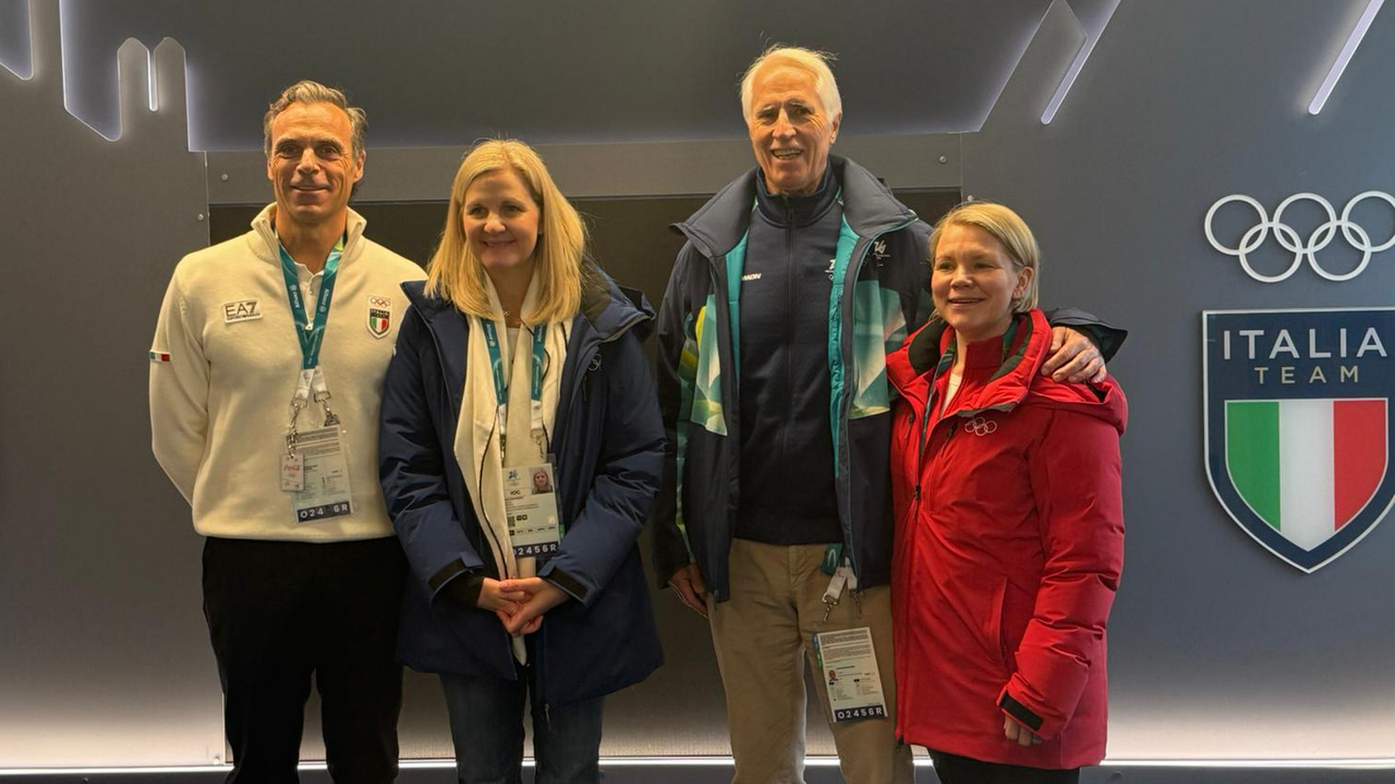 La Presidente del CIO Kirsty Coventry visita la Delegazione dell'Italia Team a Milano